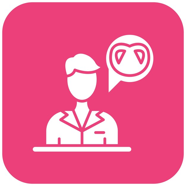 Imagen vectorial de icono de ansia Se puede usar para la inteligencia emocional