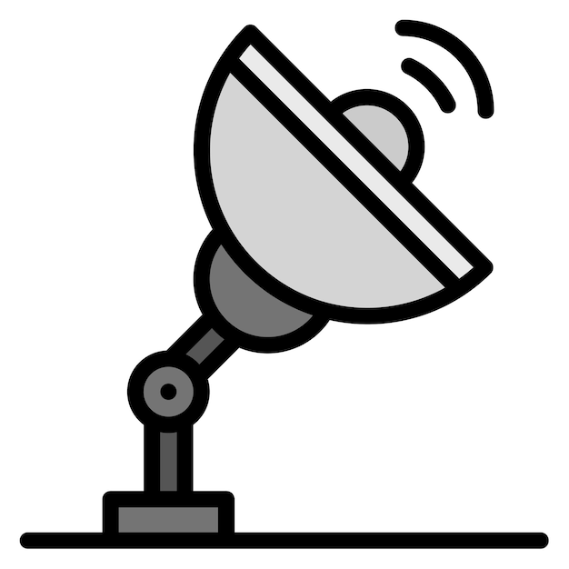 Imagen vectorial del icono de las antenas Se puede utilizar para el voleibol