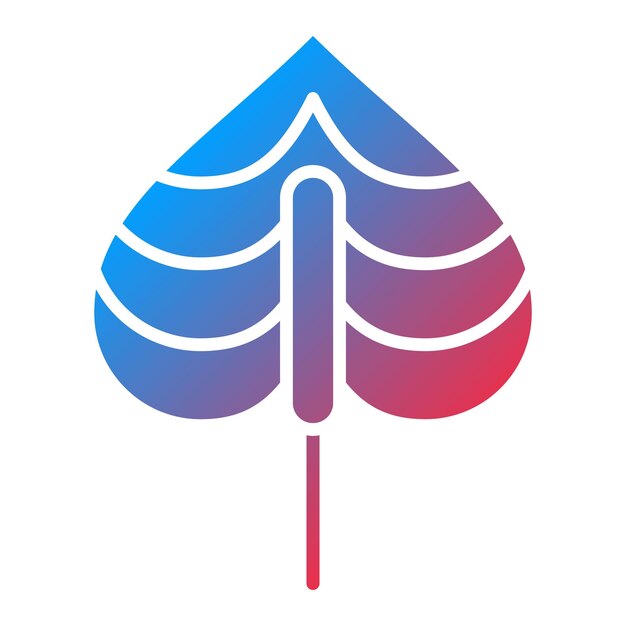 La imagen vectorial del icono de Anthurium se puede utilizar para las flores