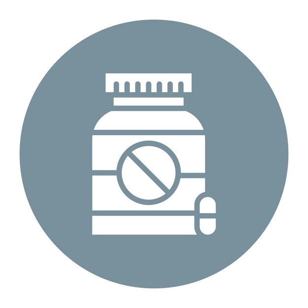 Imagen vectorial del icono de los antidepresivos Se puede utilizar para la adicción