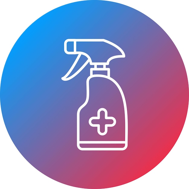 Imagen vectorial de icono antiséptico Puede utilizarse para la medicina