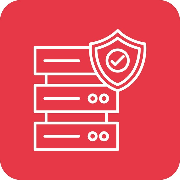 Imagen vectorial de icono de antivirus Se puede usar para alojamiento web