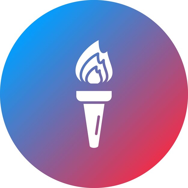 Imagen vectorial del icono de la antorcha pirata Se puede usar para Pirate