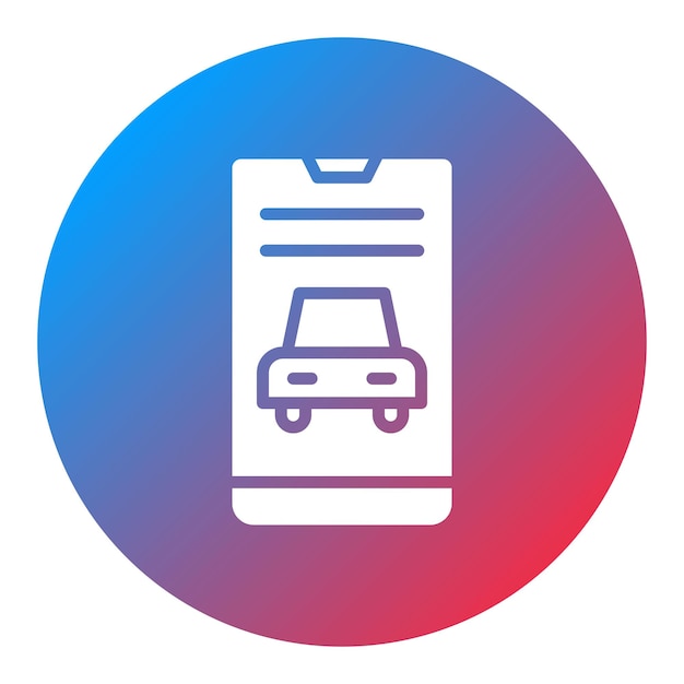 Imagen vectorial del icono de la aplicación de alquiler Se puede utilizar para la batería y la energía