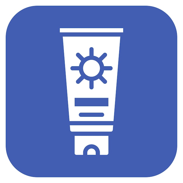 Imagen vectorial del icono de la aplicación de protección solar Se puede utilizar para la protección solar