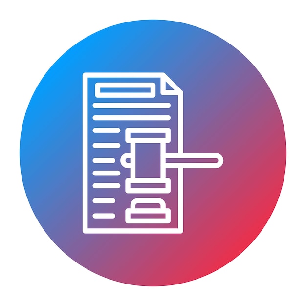 Imagen vectorial del icono de aplicación Se puede utilizar para la conformidad y la regulación