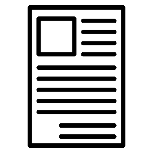 Imagen vectorial del icono de la aplicación Se puede utilizar para el proceso de contratación