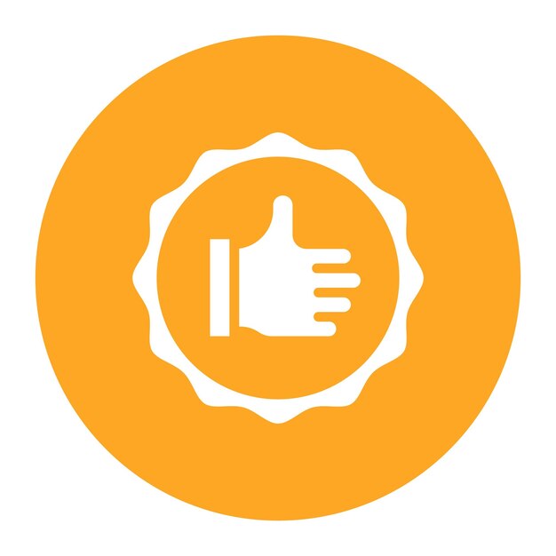 Imagen vectorial del icono de aprecio Se puede utilizar para la gestión de productos