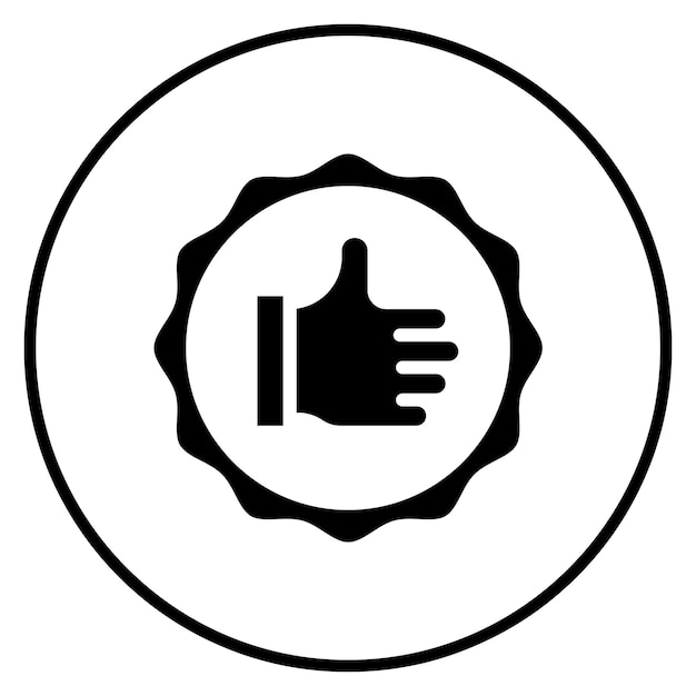 Imagen vectorial del icono de aprecio Se puede utilizar para la gestión de productos