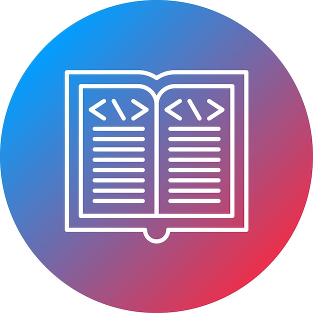 Imagen vectorial de icono de Aprender a codificar Se puede usar para No Codificar