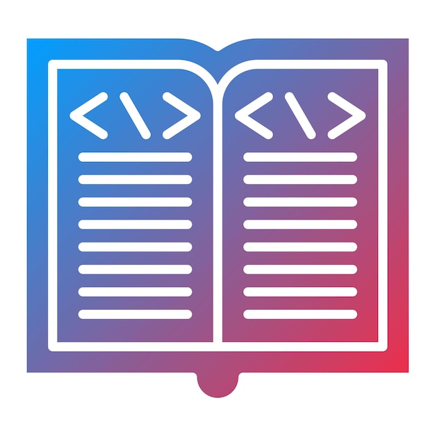 Imagen vectorial de icono de Aprender a codificar Se puede usar para No Codificar