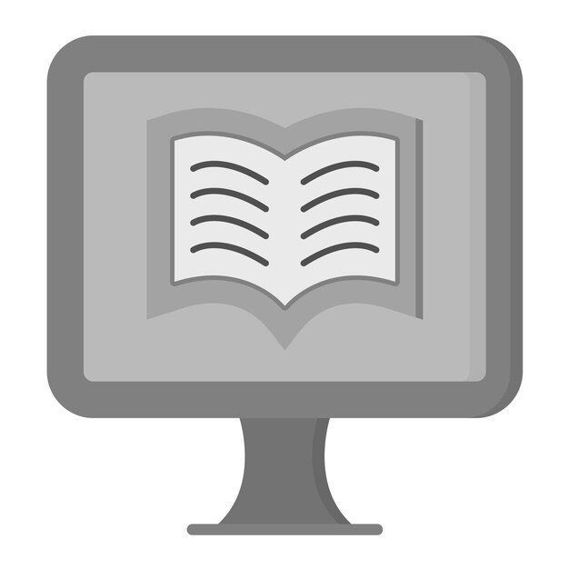 Imagen vectorial de icono de aprendizaje electrónico Se puede utilizar para la educación en línea