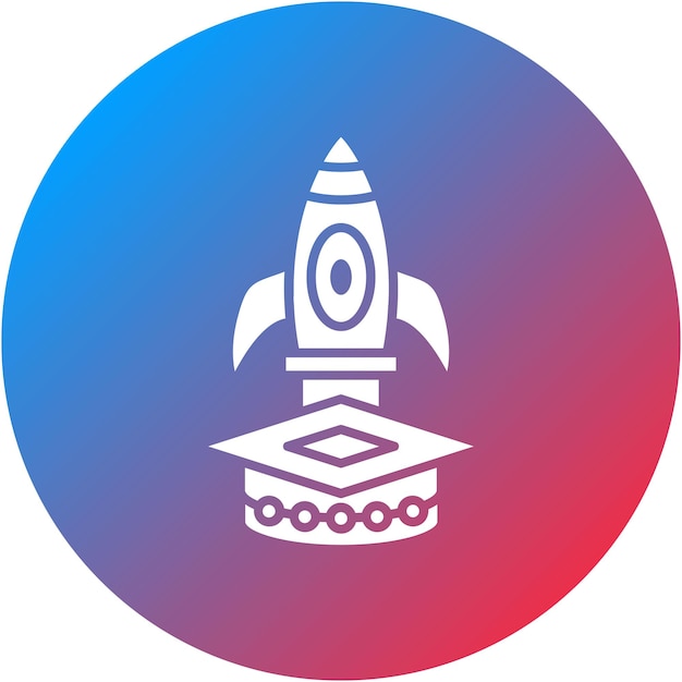 La imagen vectorial del icono de aprendizaje se puede utilizar para el arranque