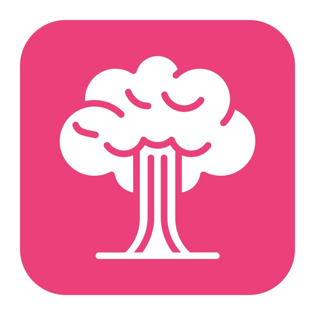 La imagen vectorial del ícono del árbol se puede usar para Fairytale
