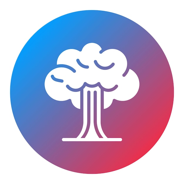La imagen vectorial del ícono del árbol se puede usar para Fairytale