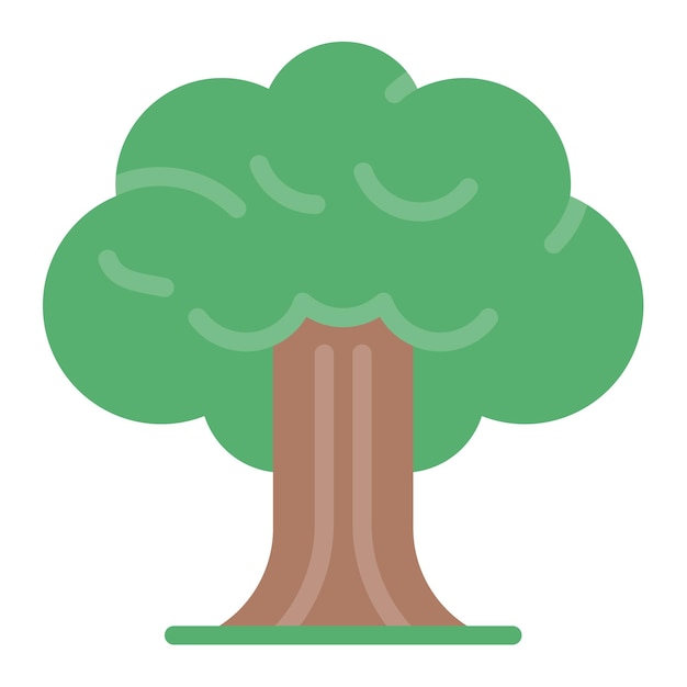 La imagen vectorial del ícono del árbol se puede usar para Fairytale