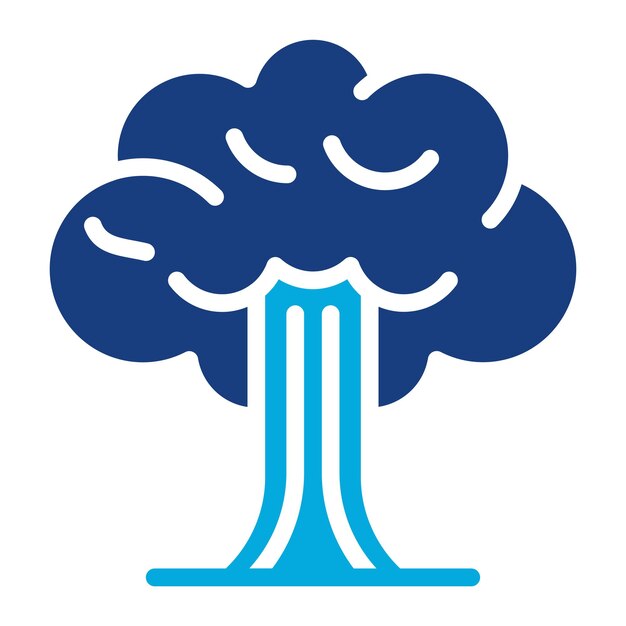 La imagen vectorial del ícono del árbol se puede usar para Fairytale