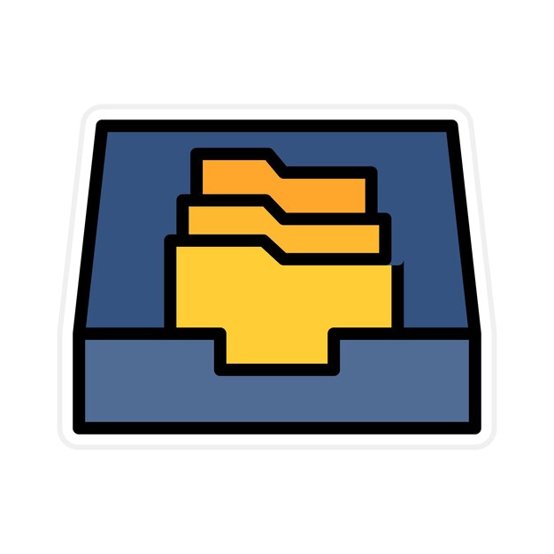 Imagen vectorial de icono de archivo Se puede usar para documentos y archivos