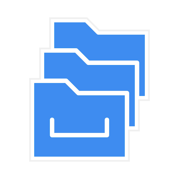 Imagen vectorial de icono de archivo Puede utilizarse para la literatura