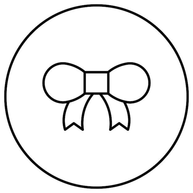 La imagen vectorial del icono del arco se puede usar para bodas
