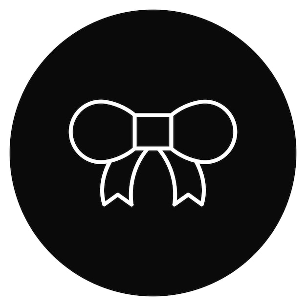 La imagen vectorial del icono del arco se puede usar para bodas