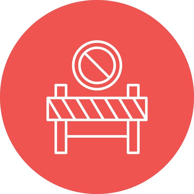 Imagen vectorial de icono de área restringida Se puede utilizar para la gestión de hoteles