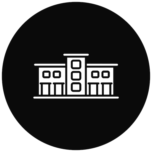 La imagen vectorial del icono de la arquitectura se puede utilizar para el futuro