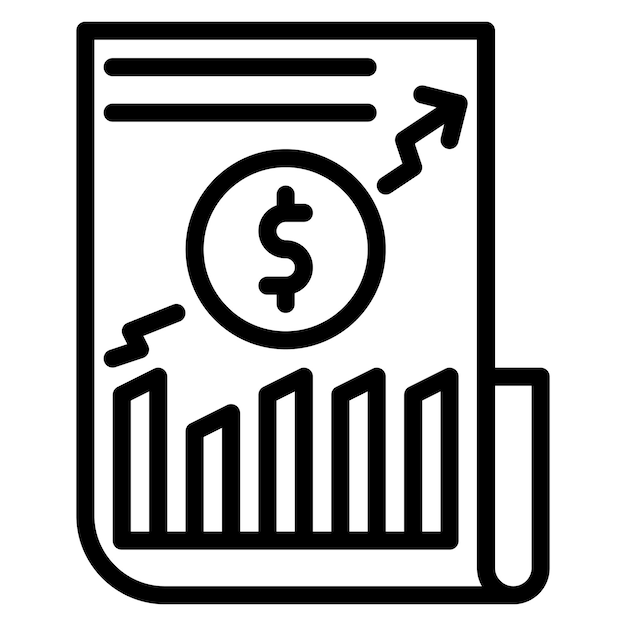 Imagen vectorial de icono de arranque Se puede usar para crédito y préstamo