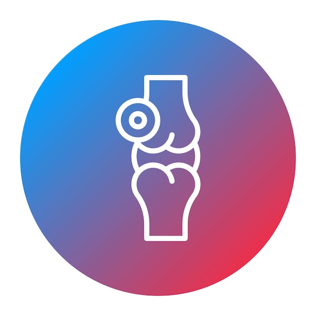 Imagen vectorial del icono de la artritis Se puede utilizar para el dolor corporal