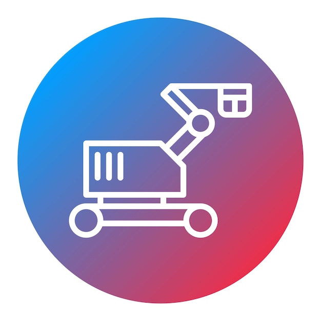 Imagen vectorial del icono del ascensor del hombre Se puede utilizar para vehículos de construcción