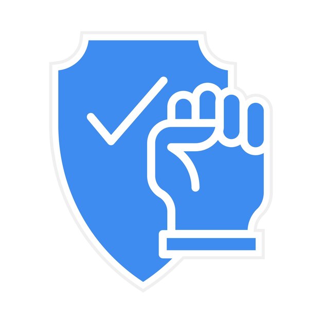 Imagen vectorial del icono de asertividad Se puede utilizar para los rasgos de personalidad