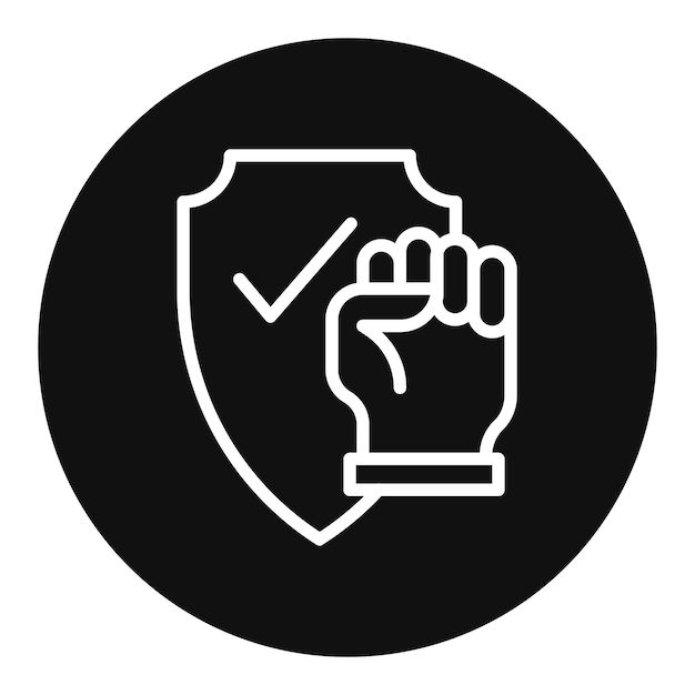 Imagen vectorial del icono de asertividad Se puede utilizar para los rasgos de personalidad