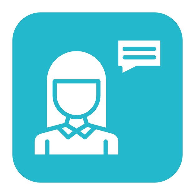 Imagen vectorial de icono de asesoramiento experto Se puede utilizar para cosmetología