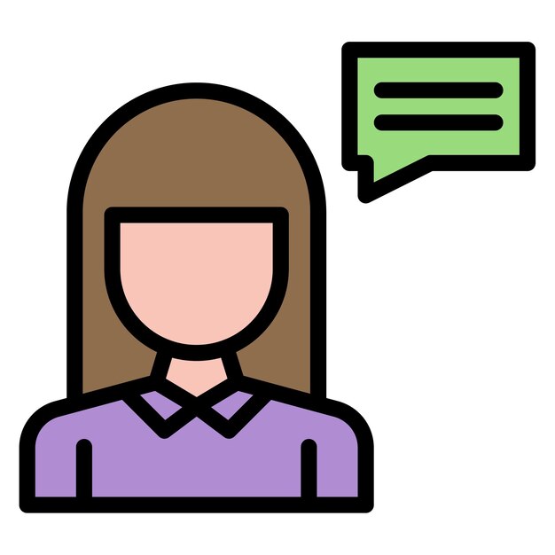 Imagen vectorial de icono de asesoramiento experto Se puede utilizar para cosmetología