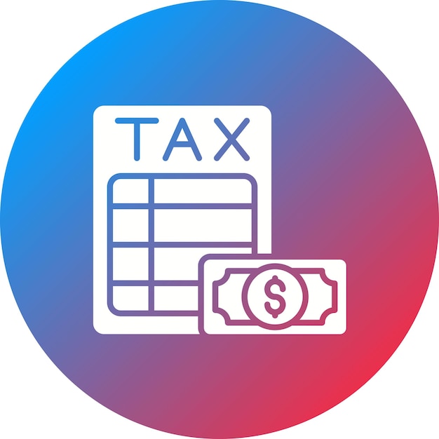 Imagen vectorial del icono de asesoramiento fiscal Se puede utilizar para Recursos Humanos