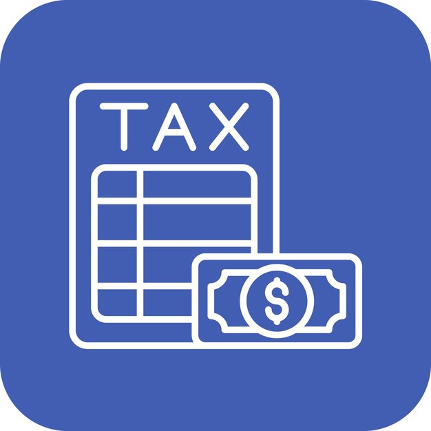 Imagen vectorial del icono de asesoramiento fiscal Se puede utilizar para Recursos Humanos