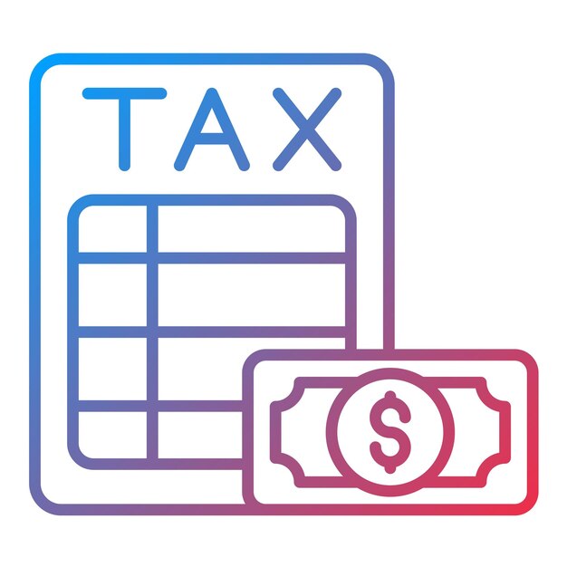 Imagen vectorial del icono de asesoramiento fiscal Se puede utilizar para Recursos Humanos