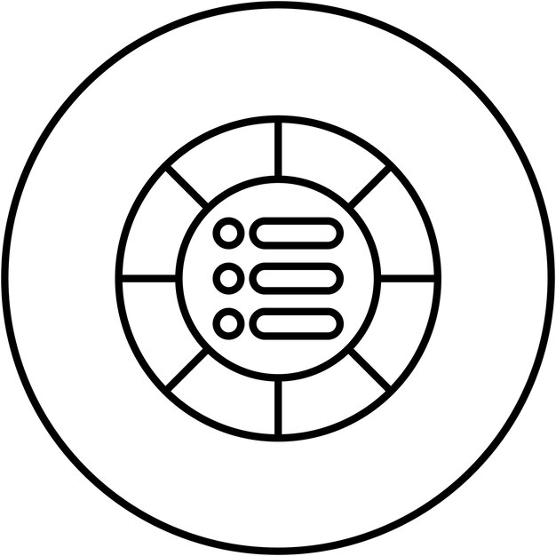 Vector imagen vectorial del icono de asignación de activos puede utilizarse para la inversión