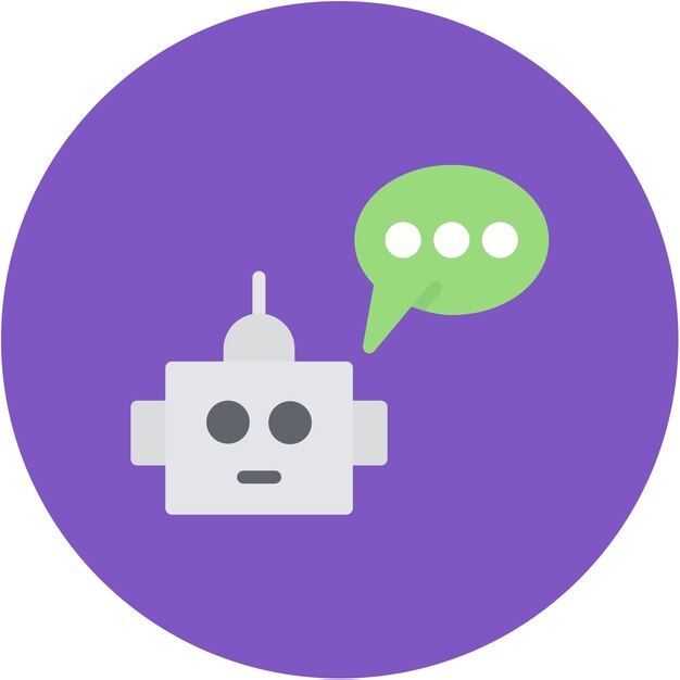 Imagen vectorial del icono del asistente del robot Se puede utilizar para la robótica