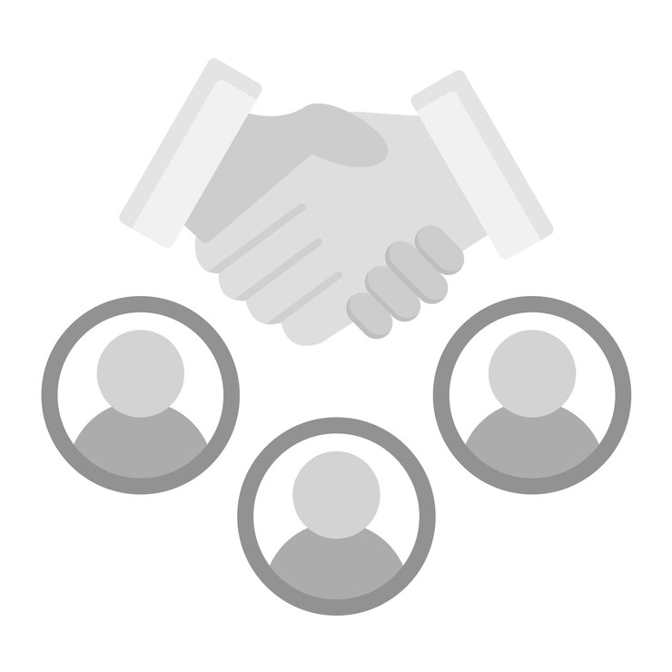 Vector imagen vectorial del icono de asociación se puede utilizar para el emprendimiento