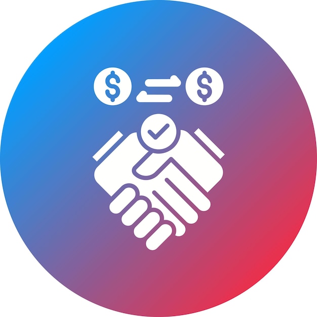 Imagen vectorial del icono de asociación Se puede utilizar para la gestión empresarial