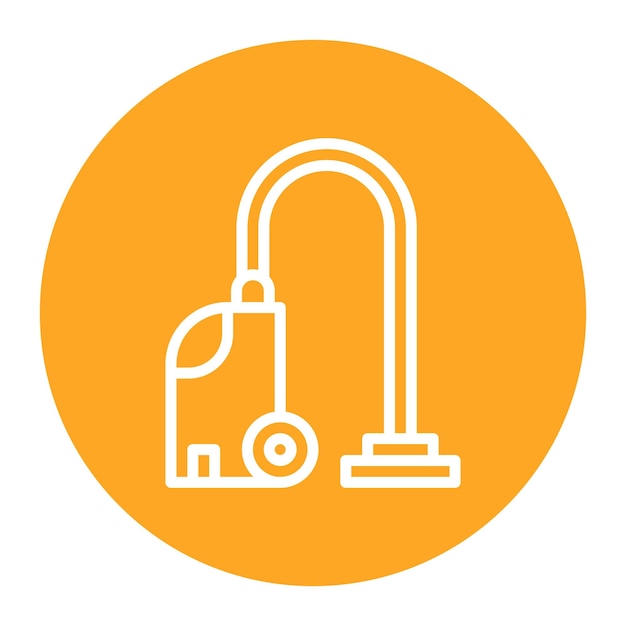 Imagen vectorial del icono de aspiración Se puede utilizar para limpieza y limpieza de polvo