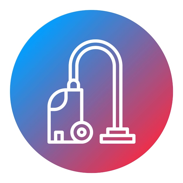 Imagen vectorial del icono de aspiración Se puede utilizar para limpieza y limpieza de polvo