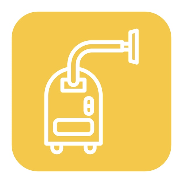 Imagen vectorial del icono de la aspiradora Se puede utilizar para la limpieza