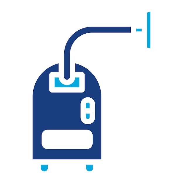 Imagen vectorial del icono de la aspiradora Se puede utilizar para la limpieza