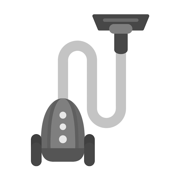 Imagen vectorial del icono de la aspiradora Se puede utilizar para la rutina de higiene