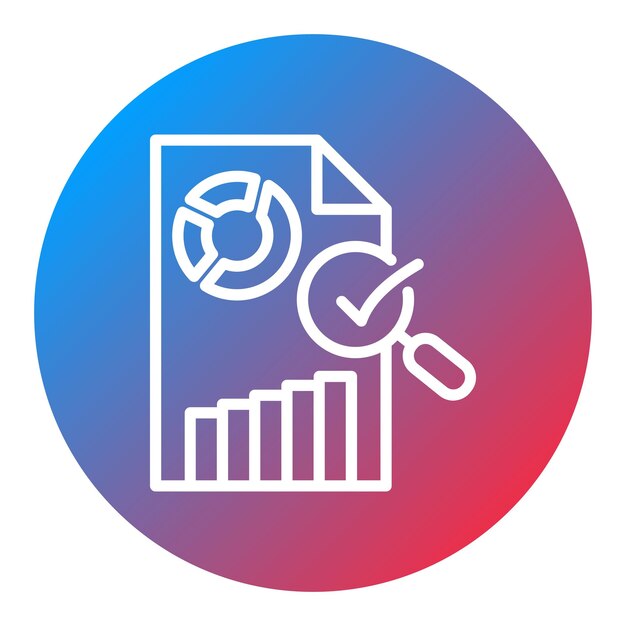 Imagen vectorial del icono de auditoría interna Puede utilizarse para la auditoría empresarial