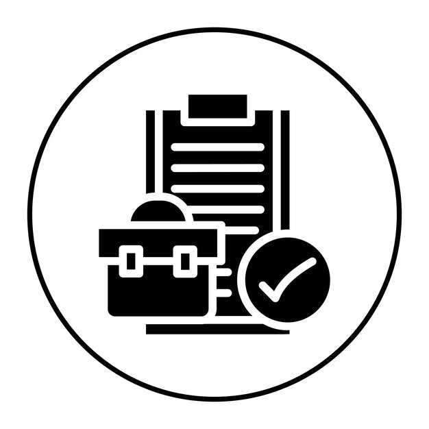 Imagen vectorial del icono de auditoría de procesos empresariales Se puede utilizar para la auditoría empresarial