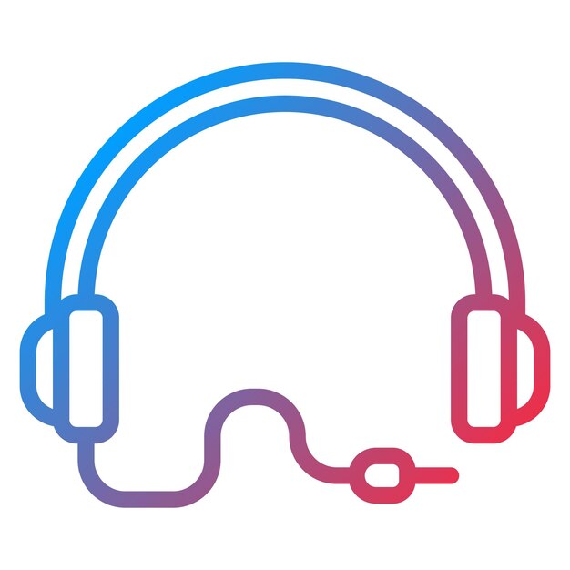 Imagen vectorial del icono del auricular Se puede utilizar para el comercio electrónico tecnológico