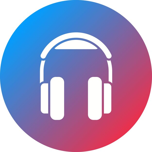 Imagen vectorial del icono de los auriculares Se puede usar para el Cyber Lunes
